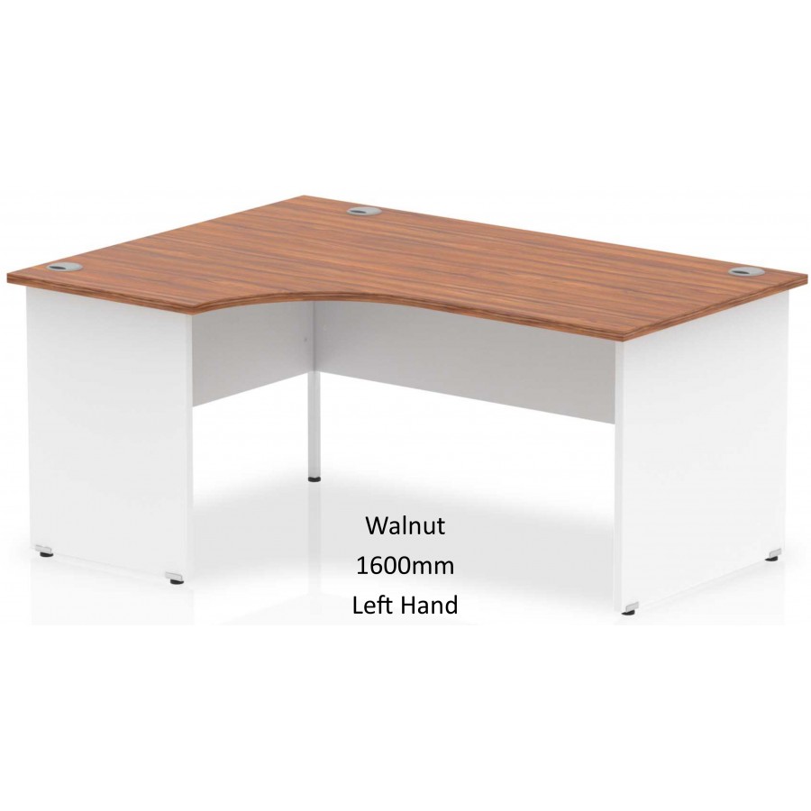 Rayleigh Two Tone Panel End Corner Office Desk